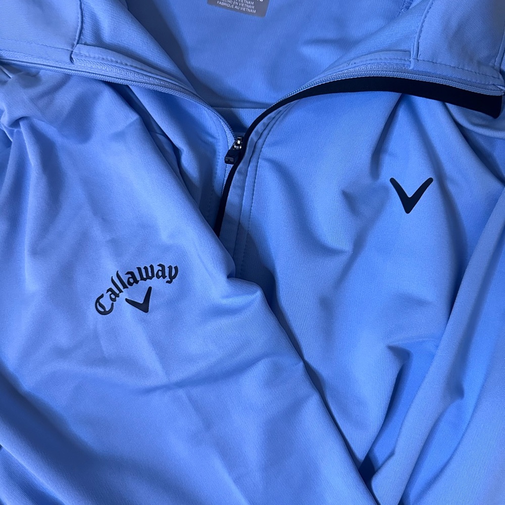 Callaway Sky Blue Performance Pullover - image 4